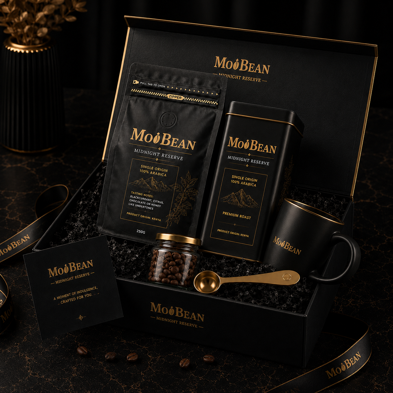 MoiBean corporate hamper angle view